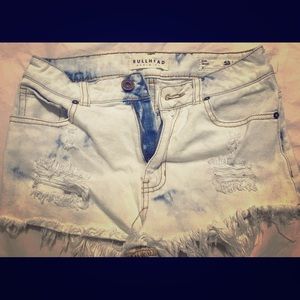 High rise Jean Shorts